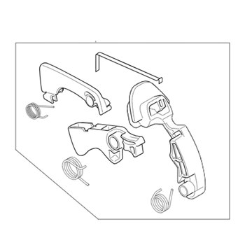 STIHL Set bedieningselementen - BA02 007 3800 STIHL Set bedieningselementen - BA02 007 3800