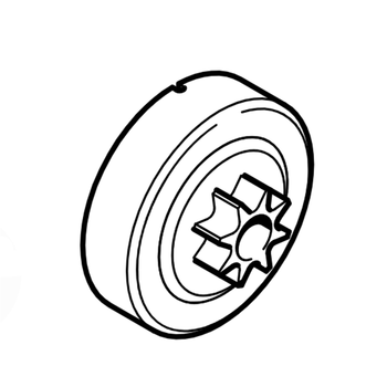 STIHL Kettingtandwiel 1/4" 8t - 1123 640 2007 STIHL Kettingtandwiel 1/4" 8t - 1123 640 2007
