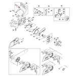 STIHL STIHL MS 172 Koppeling, kettingrem - onderdelen