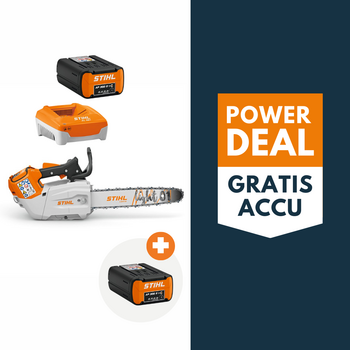 STIHL MSA 190 T accu kettingzaag actieset met 2x AP 300 S accu en 1x AL 301 lader - 35 cm