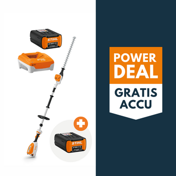STIHL HLA 66 accu hoogsnoeier actieset met 2x AP 200 S accu en 1x AL 301 lader