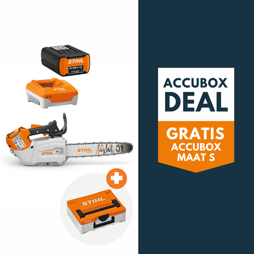 STIHL STIHL MSA 190 T accu kettingzaag actieset incl. accubox - 30 cm