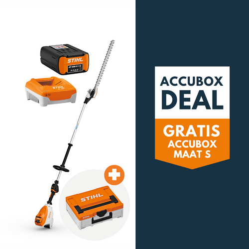 STIHL STIHL HLA 140 B accu hoogsnoeier actieset incl. accubox