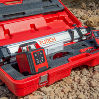 Welke roterende laser gebruik je?