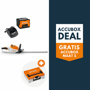 STIHL HSA 50 accu heggenschaar actieset incl. accubox STIHL HSA 50 accu heggenschaar actieset incl. accubox