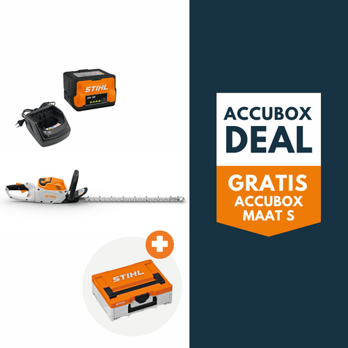 STIHL HSA 60 accu heggenschaar actieset incl. accubox STIHL STIHL HSA 60 accu heggenschaar actieset incl. accubox
