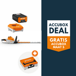 STIHL HSA 100 accu heggenschaar actieset incl. accubox STIHL STIHL HSA 100 accu heggenschaar actieset incl. accubox
