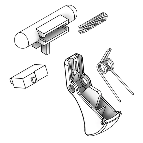 Alpen Alpen Trekkermontageset voor Beverin 20/92