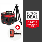 FUTECH FUTECH MC3D Compact kruislijnlaser promo actieset incl. line tracer - Groen