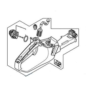 STIHL Tankhuis - 1143 350 0807