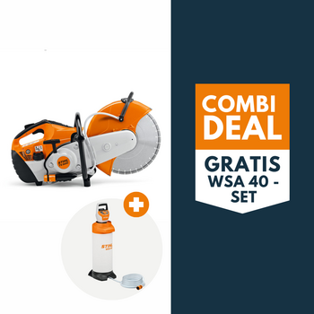 STIHL TS 500i doorslijper actieset met WSA 40 STIHL TS 500i doorslijper actieset met WSA 40