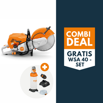 STIHL TS 710i doorslijper actieset met WSA 40 STIHL TS 710i doorslijper actieset met WSA 40