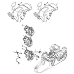 STIHL STIHL MS 231 Kap, Luchtgeleiding - onderdelen