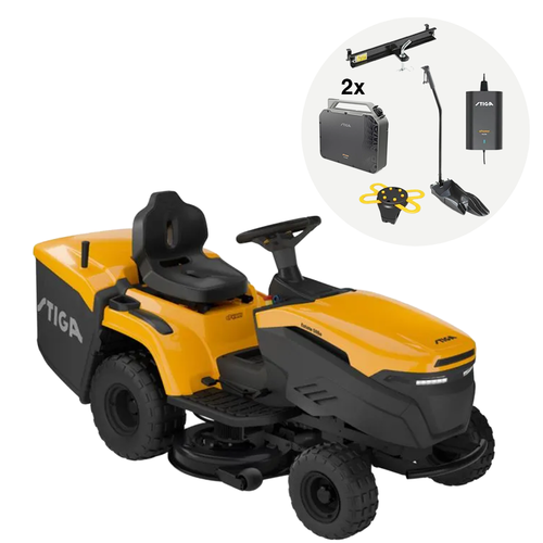 STIGA STIGA Estate 598e accu zitmaaier - Met 2x 40 Ah accu