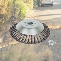 Kan een onkruidborstel op een accu bosmaaier?