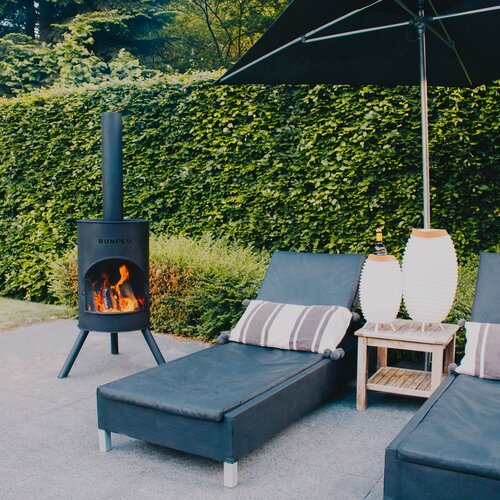 BonFeu BonFeu BonTon 40 Tuinhaard - Zwart