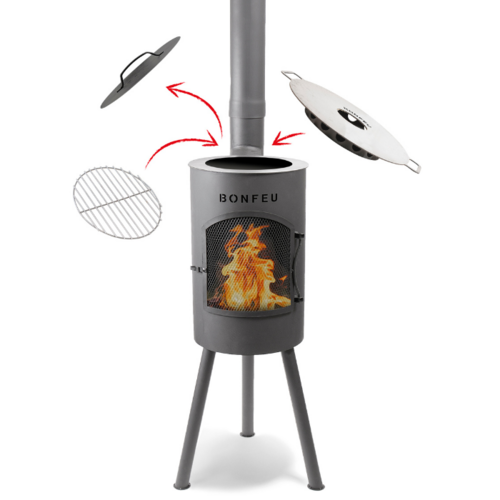 BonFeu BonFeu BonGiano SP Tuinhaard - Zwart