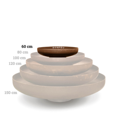 BonFeu BonFeu BonBowl 60 Vuurschaal - Roest