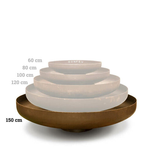 BonFeu BonFeu BonBowl 150 Vuurschaal - Roest