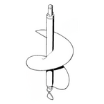 STIHL Grondboor plantenworm voor BT 360 - Ø 350 mm STIHL STIHL Grondboor plantenworm voor BT 360 - Ø 350 mm