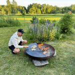 BonFeu BonFeu BonPlancha halve cirkel - Ø 120 cm