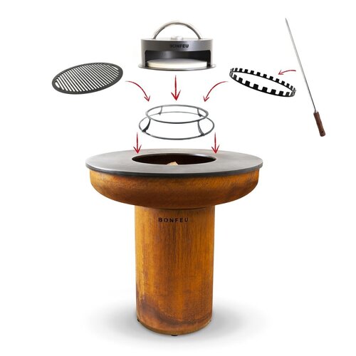 BonFeu BonFeu BonBiza XL BBQ - Roest