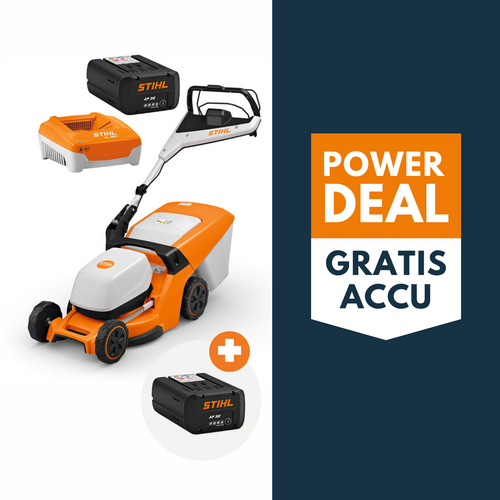 STIHL STIHL RMA 443 PV accu grasmaaier actieset met 2x AP 30 accu en 1x AL 301 lader