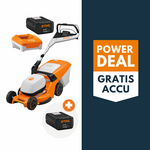 STIHL STIHL RMA 448 PV  accu grasmaaier actieset met 2x AP 30 accu en 1x AL 301 lader