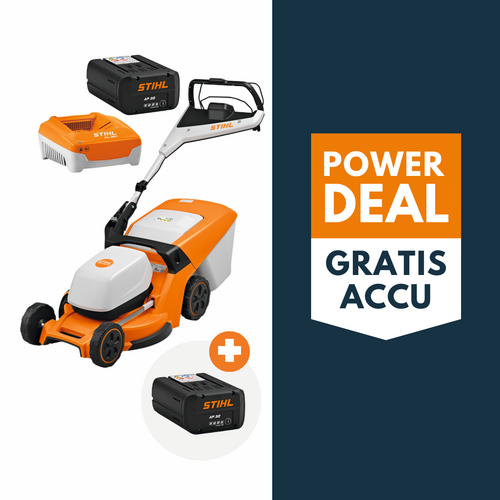 STIHL STIHL RMA 448 PV  accu grasmaaier actieset met 2x AP 30 accu en 1x AL 301 lader