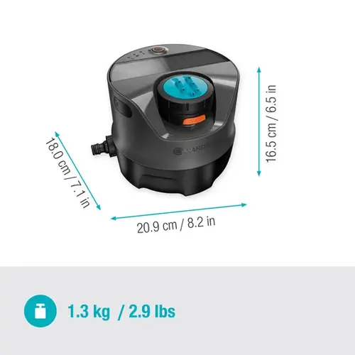 Gardena AquaPrecise irrigatiesysteem op zonne-energie voor gazon Gardena Gardena AquaPrecise irrigatiesysteem op zonne-energie voor gazon