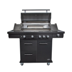 Boretti Imperatore Nero Gasbarbecue 4-branders Boretti Boretti Imperatore Nero Gasbarbecue 4-branders