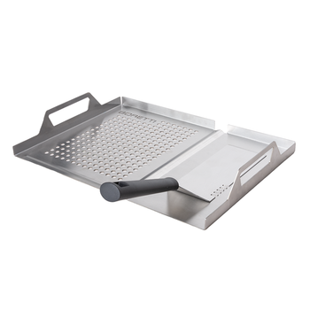 Boretti 2-in-1 Grill tray met spatel Boretti 2-in-1 Grill tray met spatel