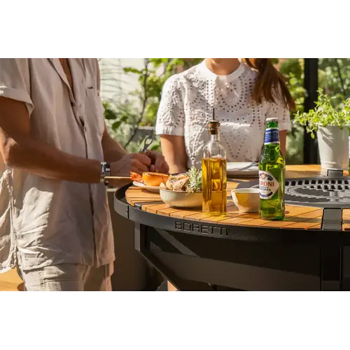 Boretti Boretti Focolare Houtskoolbarbecue/tuintafel