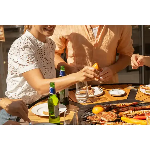Boretti Boretti Focolare Houtskoolbarbecue/tuintafel