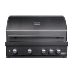 Boretti Boretti Imperatore Nero Gasbarbecue 4-branders - inbouw