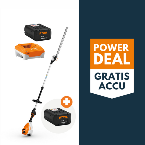 STIHL STIHL HLA 140 B accu hoogsnoeier actieset met 2x AP 30 accu en 1x AL 301 lader