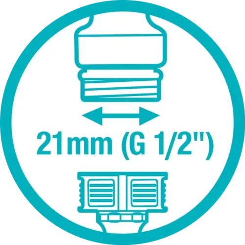 Gardena Kraanstuk 21 mm (G 1/2") Gardena Gardena Kraanstuk 21 mm (G 1/2")
