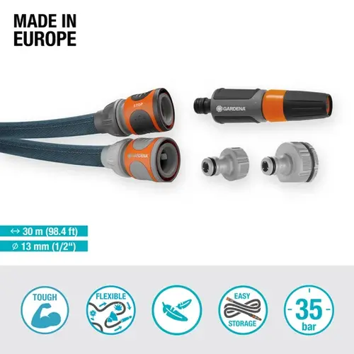 Gardena Liano Xtreme slang 13 mm (1/2"), 30 m set Gardena Gardena Liano Xtreme slang 13 mm (1/2"), 30 m set