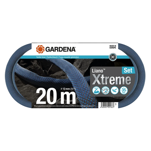 Gardena Liano Xtreme slang 13 mm (1/2"), 20 m set Gardena Gardena Liano Xtreme slang 13 mm (1/2"), 20 m set