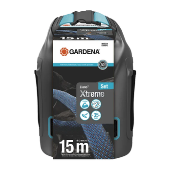 Gardena Liano Xtreme slang met opbergtas 13 mm (1/2"), 15 m set Gardena Liano Xtreme slang met opbergtas 13 mm (1/2"), 15 m set