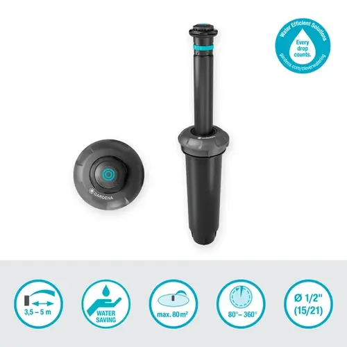 Gardena Pop-up Sprinkler MD80 Gardena Gardena Pop-up Sprinkler MD80