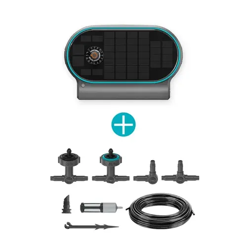 Gardena AquaBloom Set L voor automatische bewatering op zonne-energie Gardena Gardena AquaBloom Set L voor automatische bewatering op zonne-energie