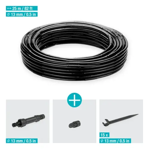 Gardena Micro-Drip-Bewatering heggen en struiken Set, 25 m Gardena Gardena Micro-Drip-Bewatering heggen en struiken Set, 25 m