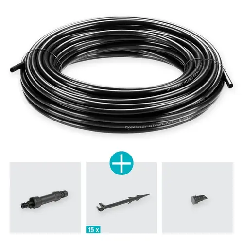 Gardena Micro-Drip-Bewatering gewassen en plantenrijen Set, 15 m Gardena Gardena Micro-Drip-Bewatering gewassen en plantenrijen Set, 15 m