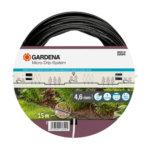 Gardena Druppelbuis 4,6 mm, 15 m Gardena Gardena Druppelbuis 4,6 mm, 15 m