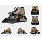 Griptor 600XB Benzine Stand-On Skid Steer Mini Lader Griptor Griptor 600XB Benzine Stand-On Skid Steer Mini Lader