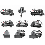 GRIPTOR Sleuvenfrees voor de Minilader Griptor GRIPTOR Sleuvenfrees voor de Minilader