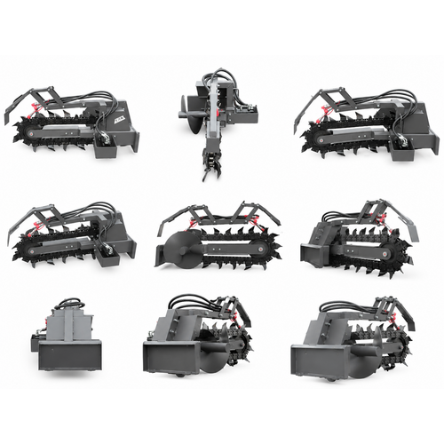 GRIPTOR Sleuvenfrees voor de Minilader Griptor GRIPTOR Sleuvenfrees voor de Minilader