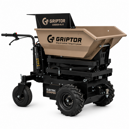 GRIPTOR EHD500-HL-D Accu Mini Dumper / Kruiwagen Griptor GRIPTOR EHD500-HL-D Accu Mini Dumper / Kruiwagen