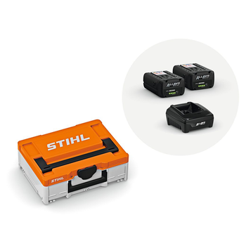 STIHL Power Box S met 2x AP 200.0 P en AL 301.1 STIHL Power Box S met 2x AP 200.0 P en AL 301.1